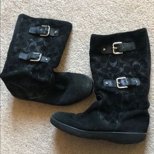 Coach Black Boots